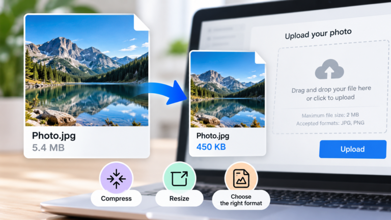 How to Make a Photo Smaller for an Online Upload