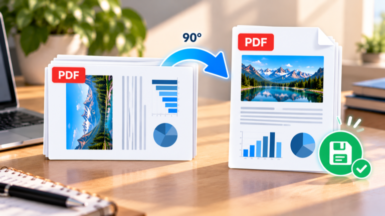 How to Rotate a PDF and Save the Changes
