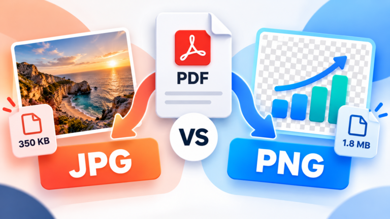 PDF to JPG vs PDF to PNG: Which Should You Choose?