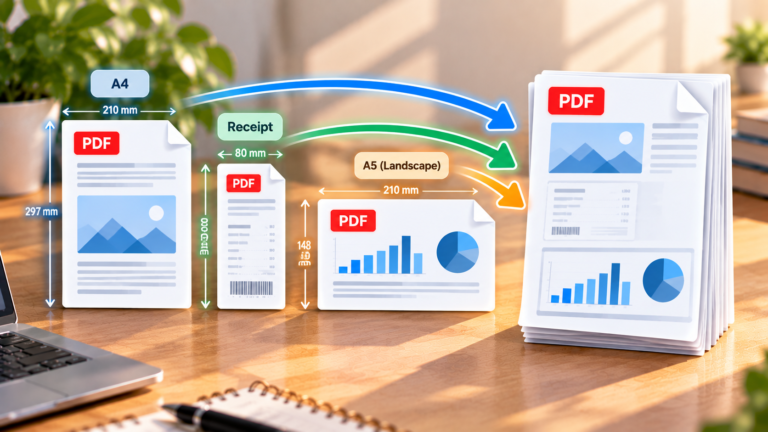 Can You Merge PDFs with Different Page Sizes?